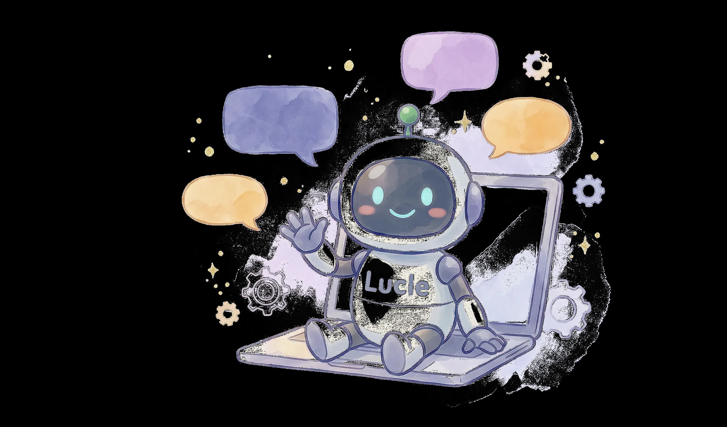 Lucleのキャラクターボットのイメージ