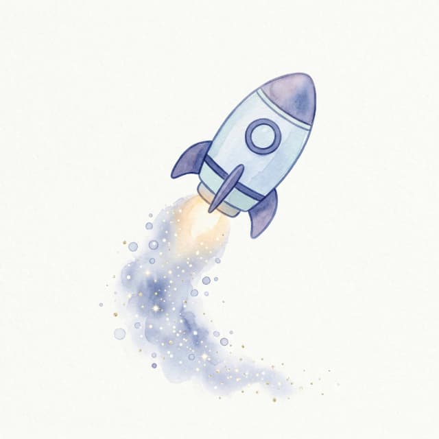 ロケットのイラスト