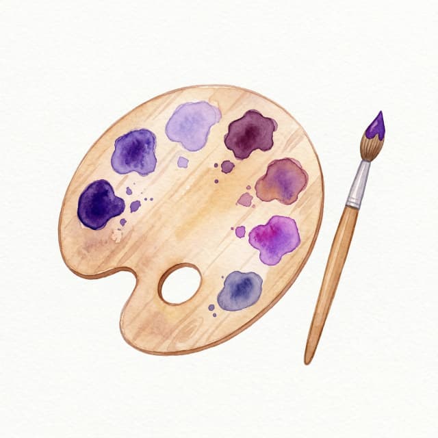 パレットのイラスト
